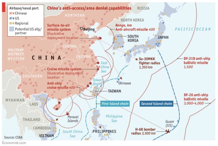China's A2AD capabilities