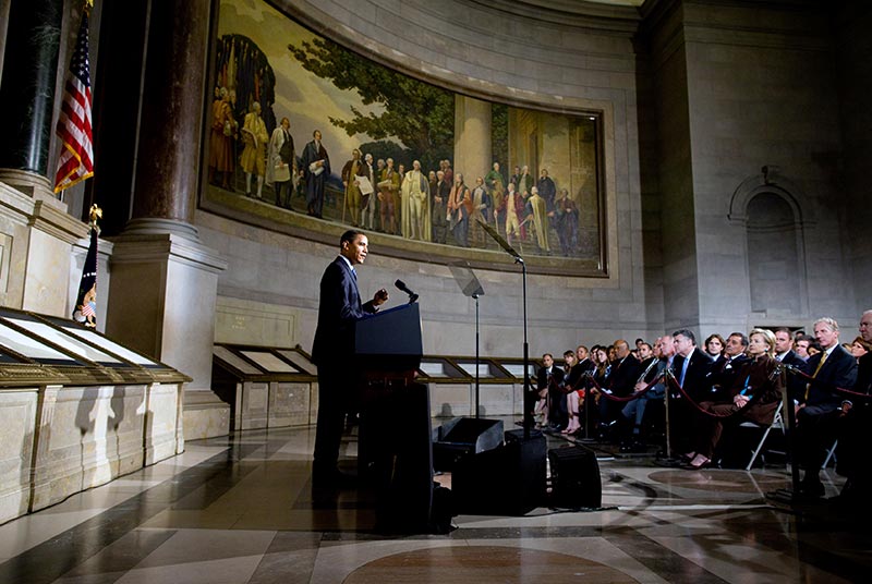 Obama's National Archives Speech