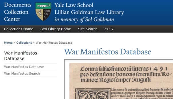 War Manifestos