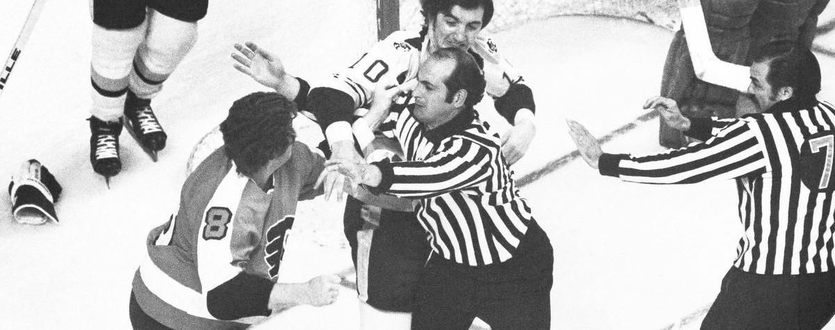 Dave Schultz, of the Philadelphia Flyers