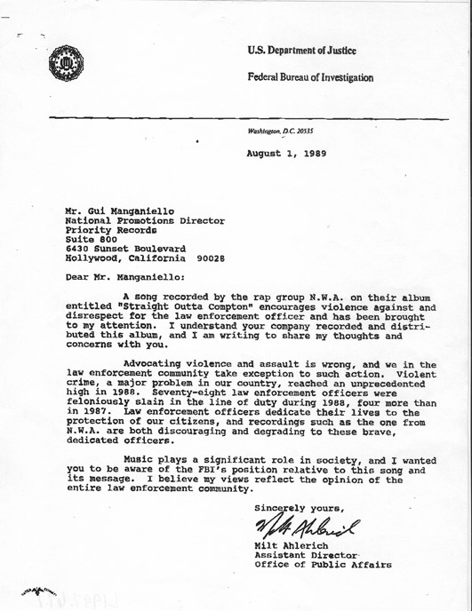 NWA Letter