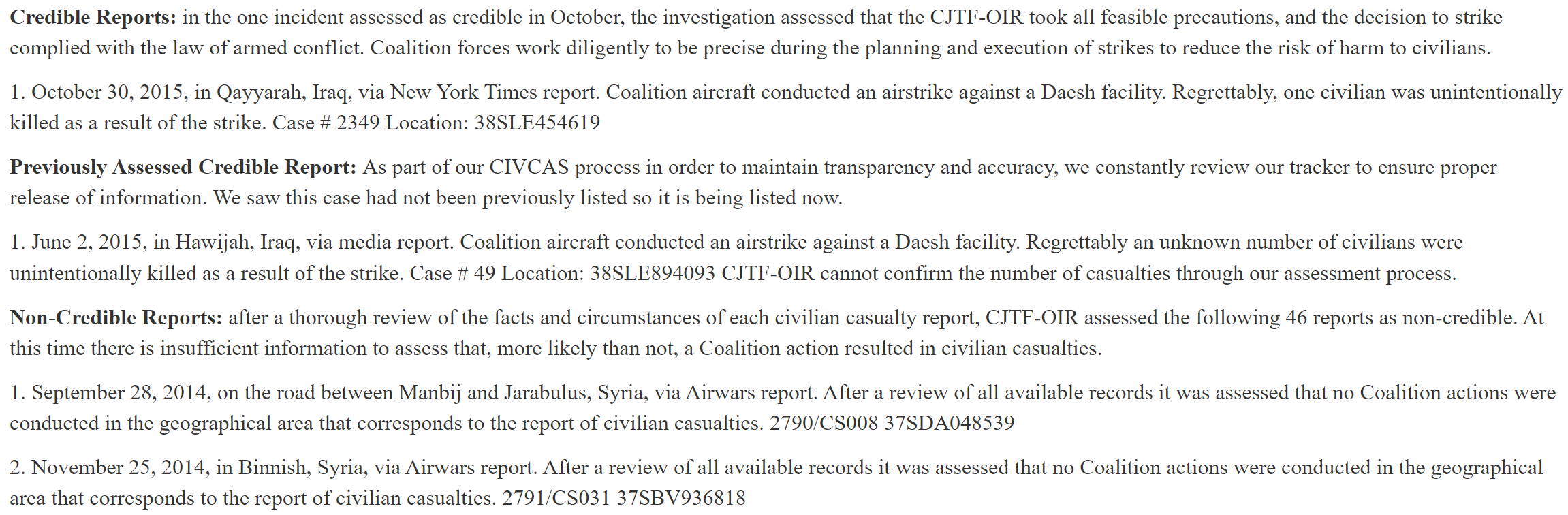 CIVCAS CJTFOIR