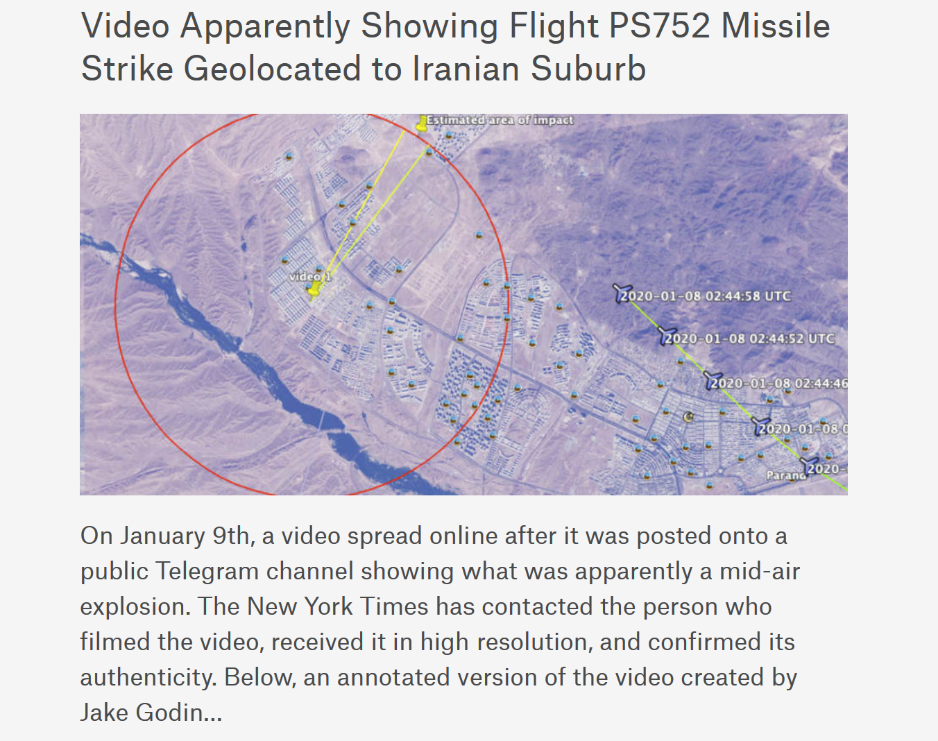 Bellingcat Geolocation