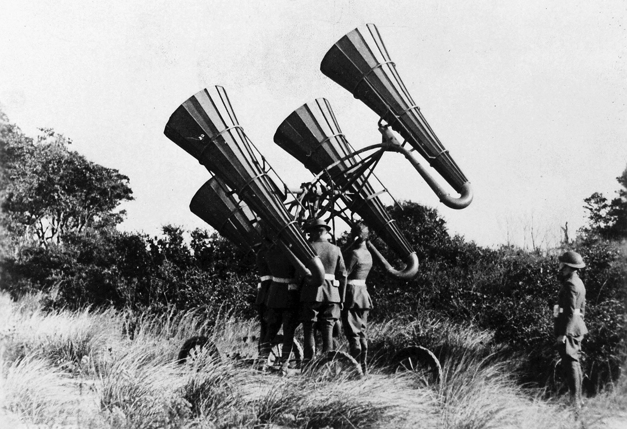 German "War Tubas" used for counter battery fire in WW1