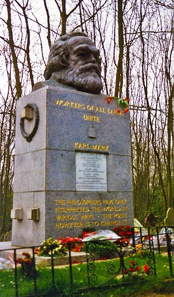 Karl Marx's grave