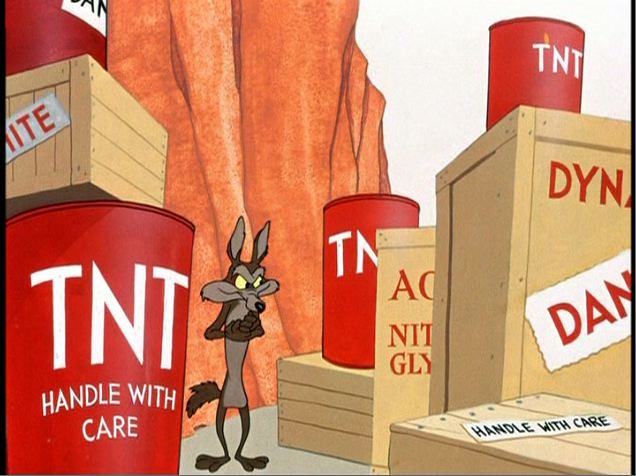 Wile E. Coyote, expert explosives handler