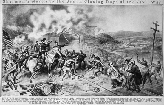 Sherman's march to the sea