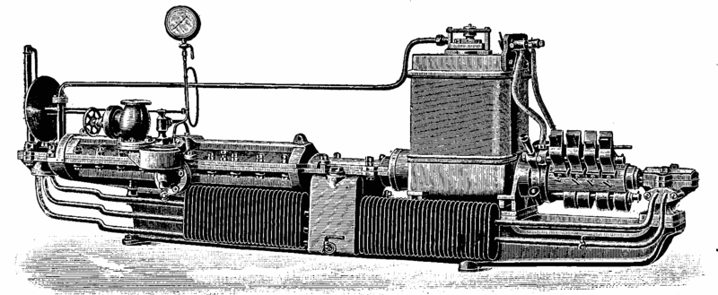 Charles Parson's 1887 Compound steam turbine