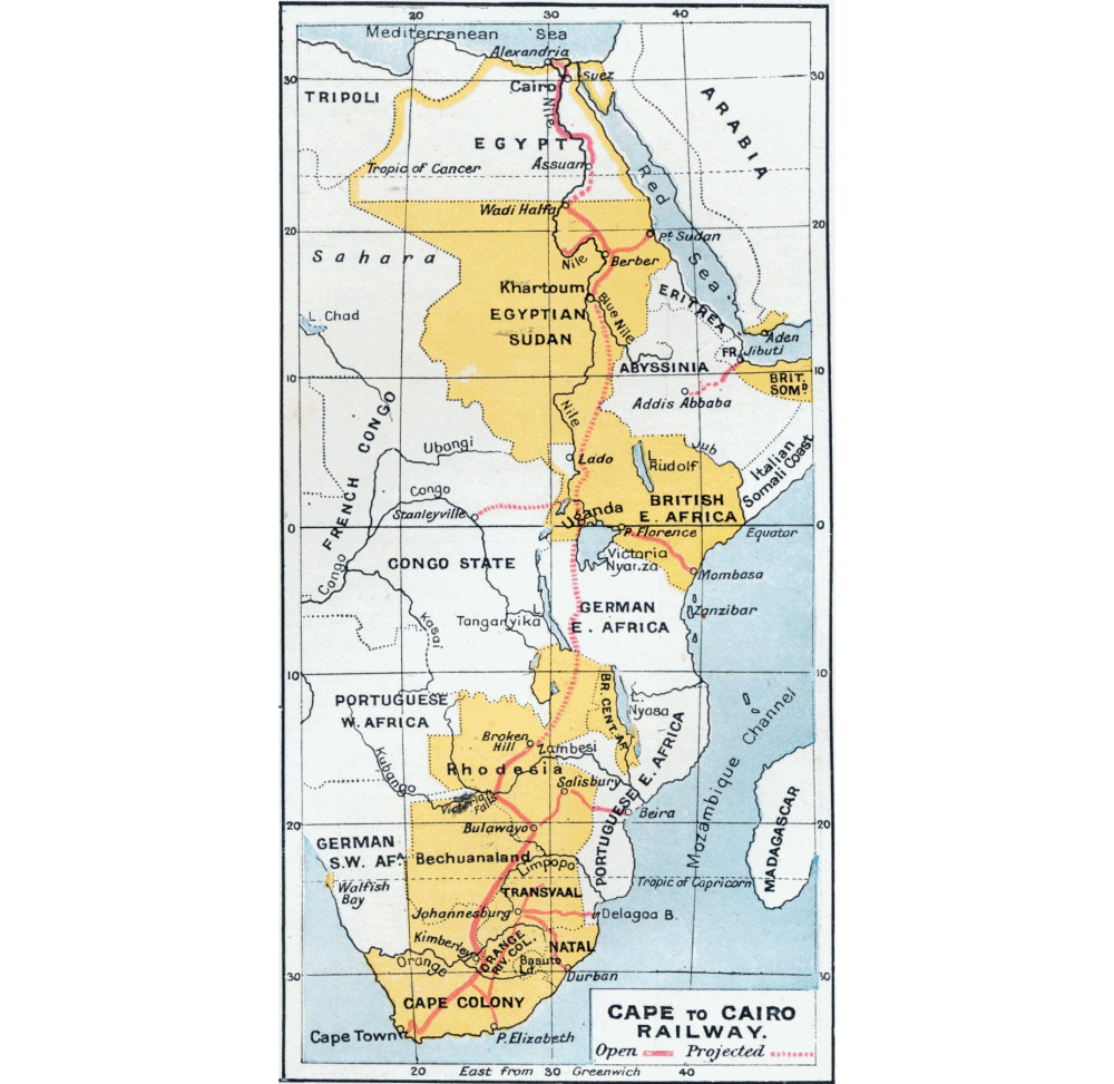 Cecil Rhodes cape railway