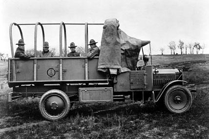 GMC 1915 trucks used in Villa Raid