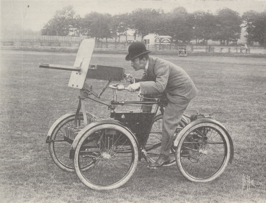 F.R. Simms' Motor Scout, built in 1898 as an armed car.